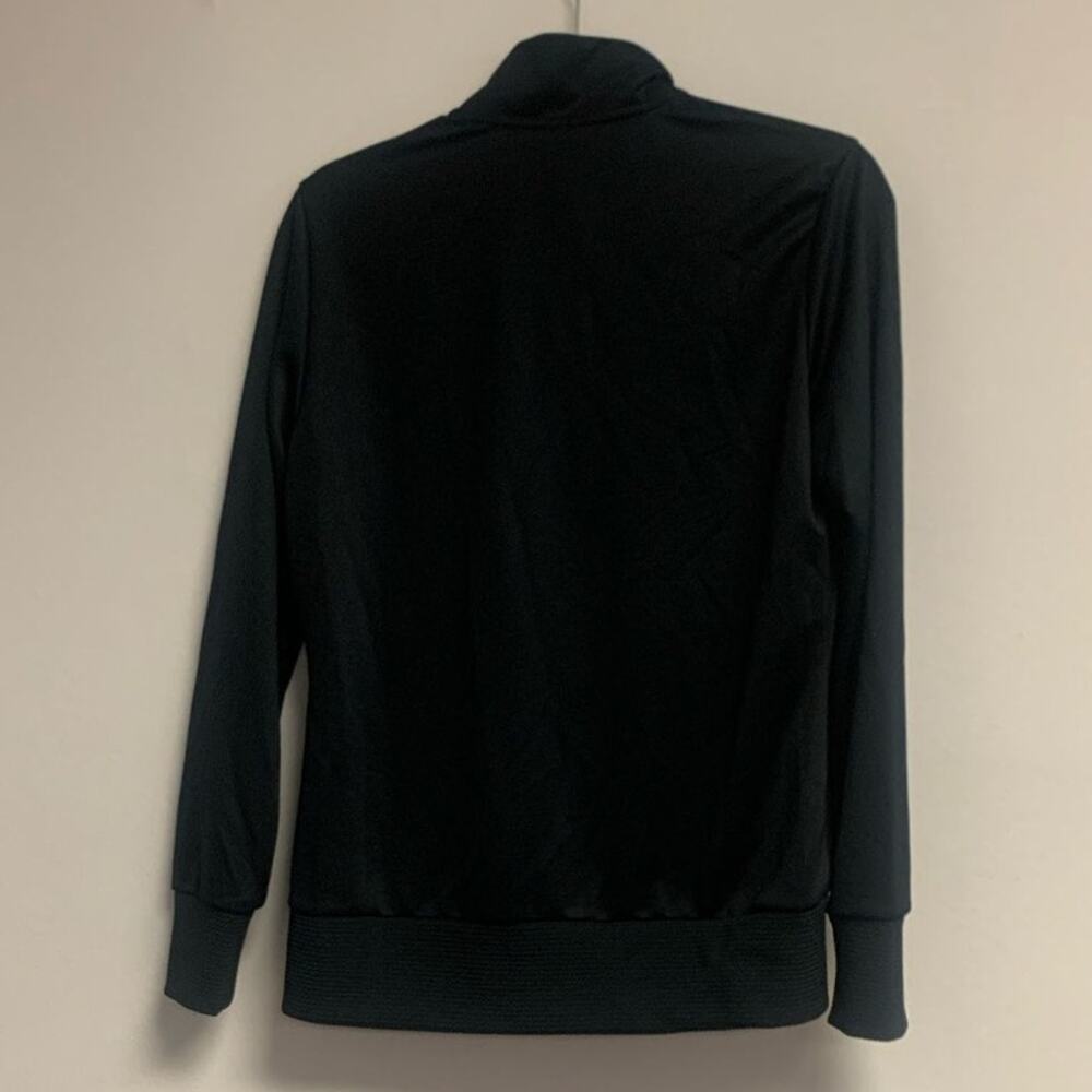 adidas Women’s MEDIUM Originals Textured Golf Jacket, Black - Picture 4 of 6